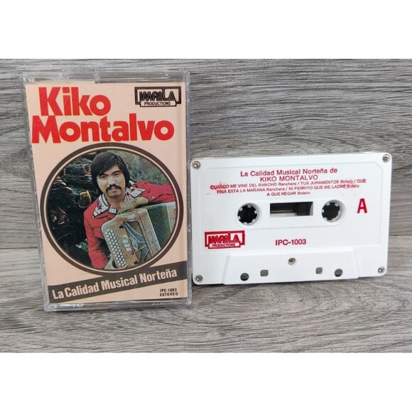 Vintage Kiko Montalva, Cassette Tape-La Calidad Musical Nortena - Picture 1 of 5